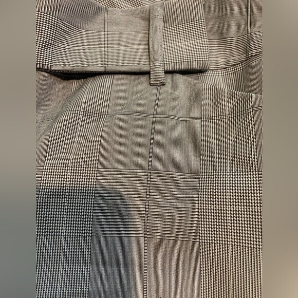 Nwt Express low waist Design Studio Plaid Wide Leg Pant. Size 0 - Picture 4 of 6